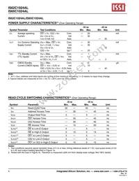 IS62C1024AL-35TI-TR Datasheet Page 4