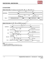 IS62C25616BL-45TLI Datasheet Page 6