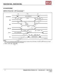 IS62C25616BL-45TLI Datasheet Page 8