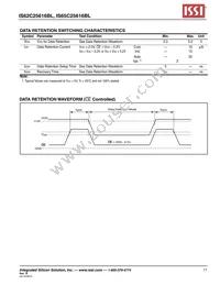 IS62C25616BL-45TLI Datasheet Page 11