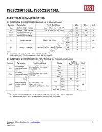 IS62C25616EL-45TLI Datasheet Page 6