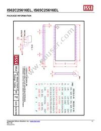 IS62C25616EL-45TLI Datasheet Page 14