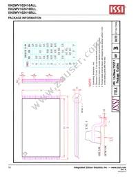 IS62WV102416BLL-25MI-TR Datasheet Page 16