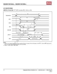 IS62WV12816ALL-70BLI Datasheet Page 10