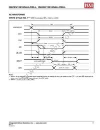 IS62WV12816DBLL-45TLI-TR Datasheet Page 11