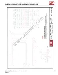 IS62WV12816DBLL-45TLI-TR Datasheet Page 19