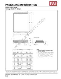IS62WV1288BLL-55TI-TR Datasheet Page 15