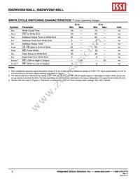 IS62WV25616BLL-55TI-TR Datasheet Page 8