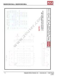 IS62WV25616BLL-55TI-TR Datasheet Page 14