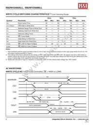 IS62WV2568BLL-70HI-TR Datasheet Page 8