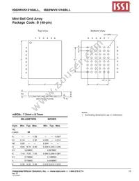 IS62WV51216BLL-55BI-TR Datasheet Page 15