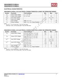 IS62WV51216EALL-55BLI Datasheet Page 5