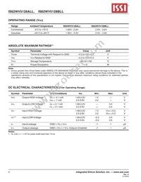 IS62WV5128BLL-55T2I-TR Datasheet Page 4