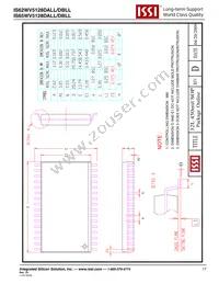 IS62WV5128DBLL-45BI-TR Datasheet Page 17