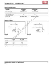 IS62WV6416ALL-55BI-TR Datasheet Page 5