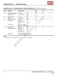 IS62WV6416ALL-55BI-TR Datasheet Page 6