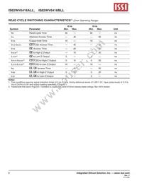 IS62WV6416ALL-55BI-TR Datasheet Page 8