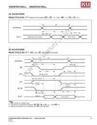 IS62WV6416ALL-55BI-TR Datasheet Page 9