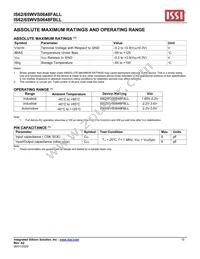 IS62WVS0648FBLL-20NLI Datasheet Page 15