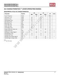 IS62WVS2568FBLL-20NLI Datasheet Page 19