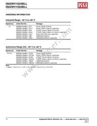 IS63WV1024BLL-12BLI Datasheet Page 12