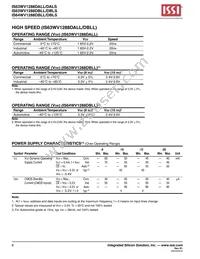 IS63WV1288DBLL-10KLI Datasheet Page 6