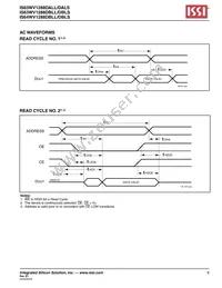 IS63WV1288DBLL-10KLI Datasheet Page 9