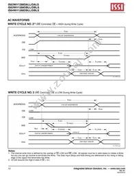 IS63WV1288DBLL-10KLI Datasheet Page 12