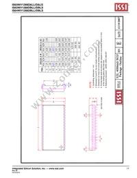 IS63WV1288DBLL-10KLI Datasheet Page 17