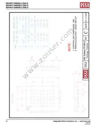 IS63WV1288DBLL-10KLI Datasheet Page 20