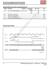 IS64LPS102436B-166B2LA3-TR Datasheet Page 20