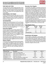 IS64LPS102436B-166B2LA3-TR Datasheet Page 22