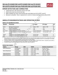 IS64LPS12832EC-200TQLA3 Datasheet Page 15