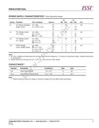 IS64LV25616AL-12TA3-TR Datasheet Page 5