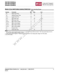 IS64WV10248BLL-10CTLA3 Datasheet Page 9