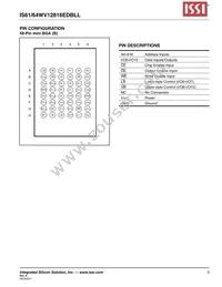 IS64WV12816EDBLL-10BLA3 Datasheet Page 3