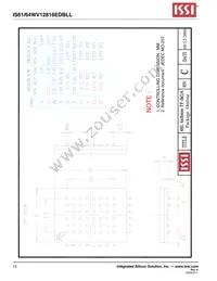 IS64WV12816EDBLL-10BLA3 Datasheet Page 14