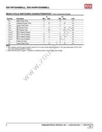 IS64WV20488BLL-10CTLA3 Datasheet Page 8