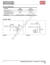 IS64WV3216BLL-15CTLA3 Datasheet Page 6