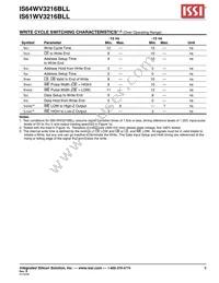 IS64WV3216BLL-15CTLA3 Datasheet Page 9