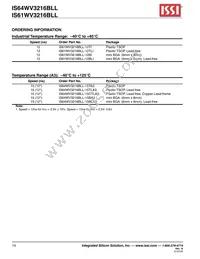 IS64WV3216BLL-15CTLA3 Datasheet Page 14