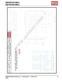 IS64WV3216BLL-15CTLA3 Datasheet Page 15