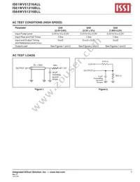 IS64WV51216BLL-10MA3-TR Datasheet Page 7