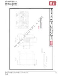 IS64WV51216BLL-10MA3-TR Datasheet Page 19