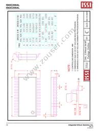 IS65C256AL-25TLA3 Datasheet Page 12