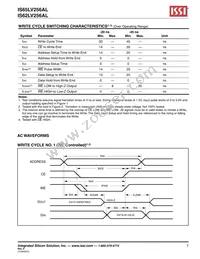 IS65LV256AL-45TLA3 Datasheet Page 7