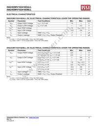 IS65WV102416DBLL-55CTLA3 Datasheet Page 5