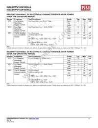 IS65WV102416DBLL-55CTLA3 Datasheet Page 6