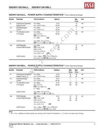IS65WV12816BLL-55TA3-TR Datasheet Page 5