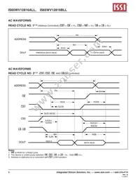 IS65WV12816BLL-55TA3-TR Datasheet Page 8